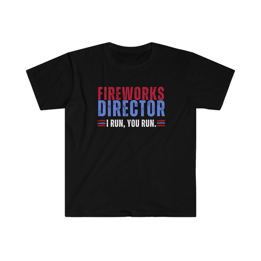 Unisex Funny Fireworks Director Tee