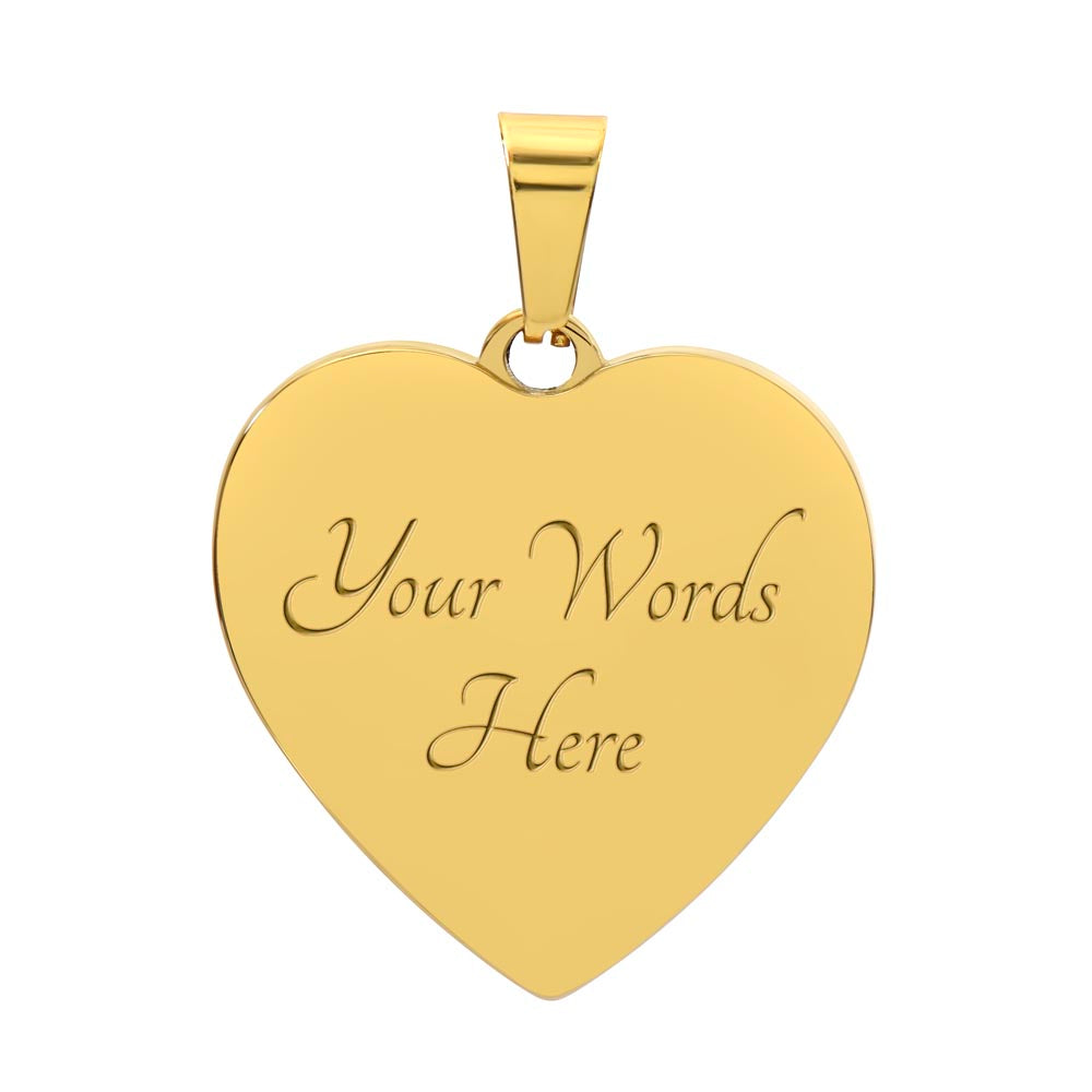 To My Daughter | Braver Than You Believe | Engravable Graphic Pendant