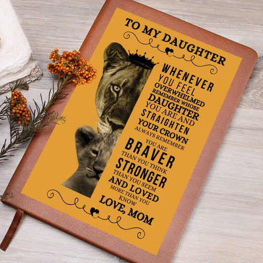 To My Daughter | Straighten Your Crown Journal