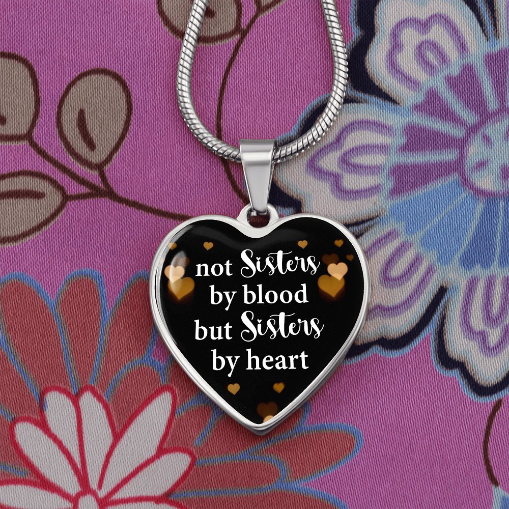 Sisters Heart Keychain