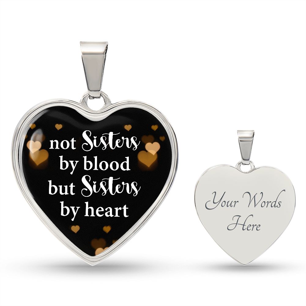 Sisters Heart Keychain