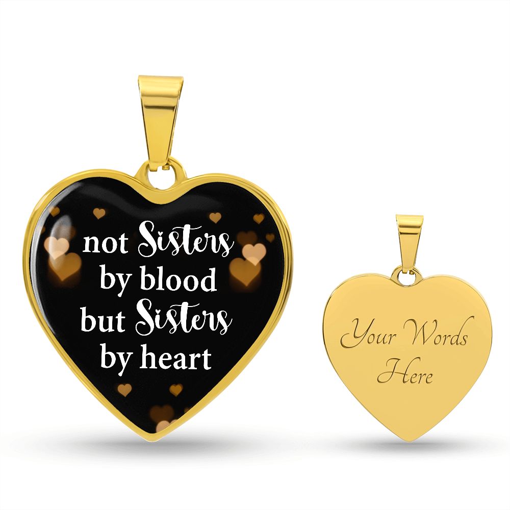 Sisters Heart Keychain