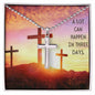 Cross Necklace with Ball Chain | In Three Days