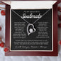 To My Beautiful Soulmate | My Missing Piece | Forever Love Necklace