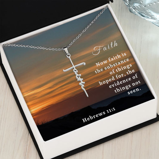 Faith Cross Necklace | Inspirational Jewelry