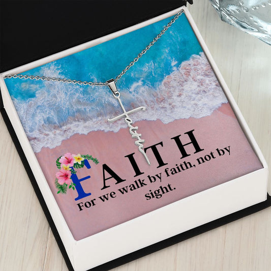 Faith Cross Necklace | Walk by Faith