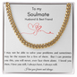 To My Soulmate | I Loved You Then, I Love You Still