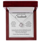 To My Soulmate | Love You Sooner | Love Knot Necklace