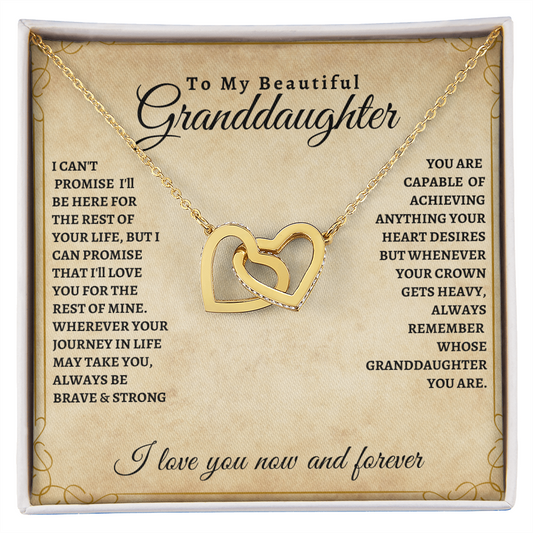 To My Granddaughter | Interlocking Necklace