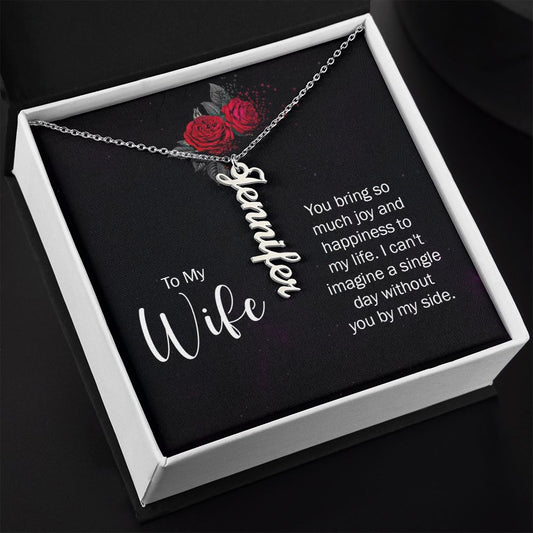 To My Wife | Name Necklace