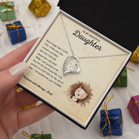 To My Daughter | This Old Lion | Forever Love Necklace