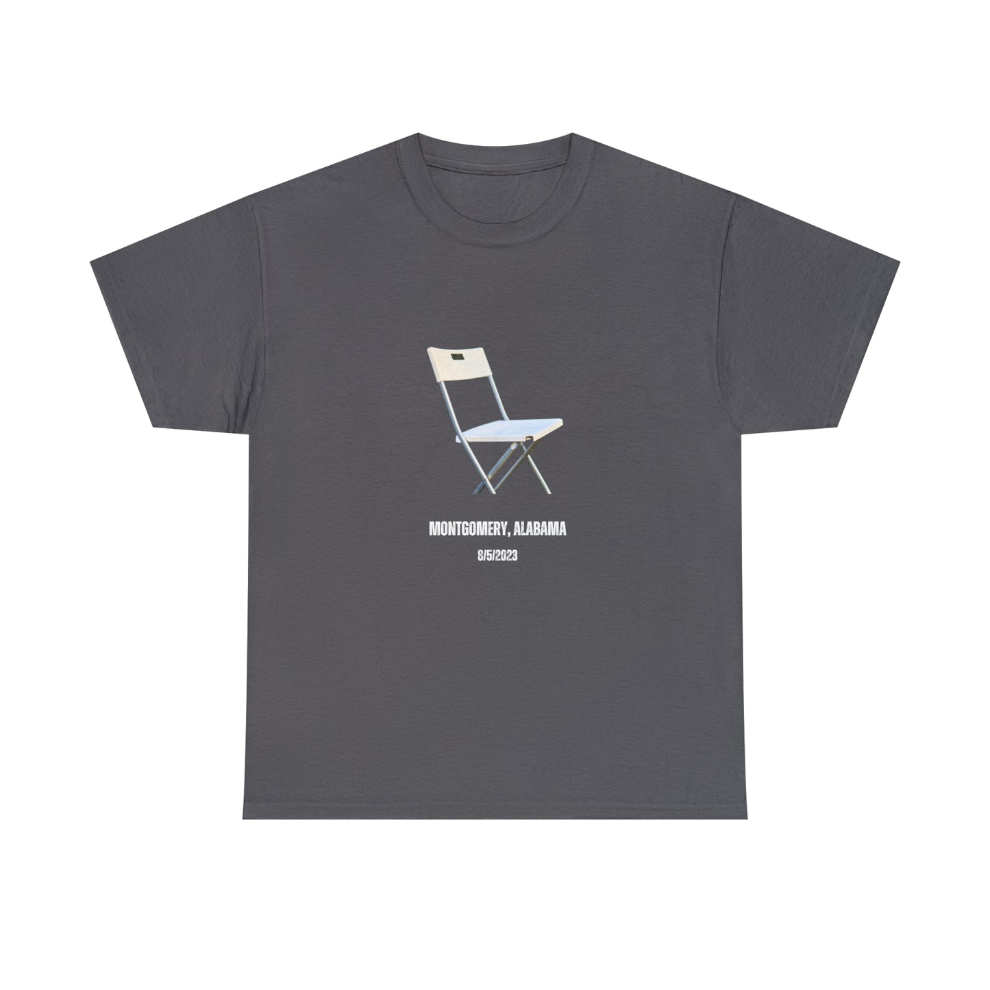 Unisex White Folding Chair T-Shirt