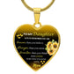To My Daughter | Braver Than You Believe | Engravable Graphic Pendant
