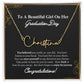 To A Beautiful Girl | Graduation Day | Signature Style Custom Name Necklace