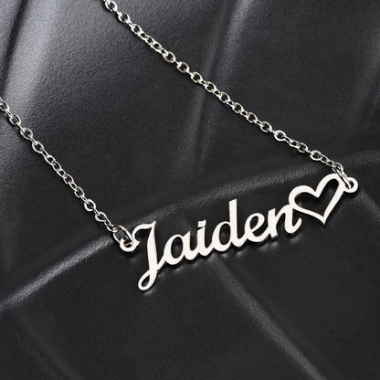 To My Bonus Daughter | Connected by Love | Name Necklace