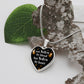 Sisters Heart Keychain