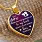 To My Wife | Beauty to My World | Heart Necklace