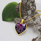 To My Wife | Beauty to My World | Heart Necklace