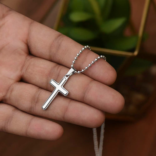 Cross Necklace with Ball Chain | In Three Days