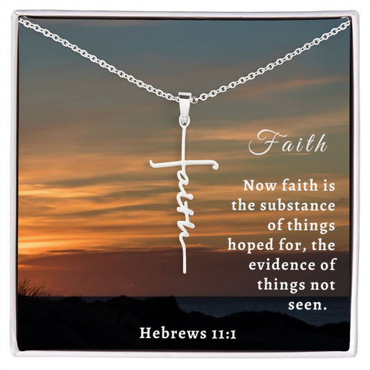 Faith Cross Necklace | Inspirational Jewelry