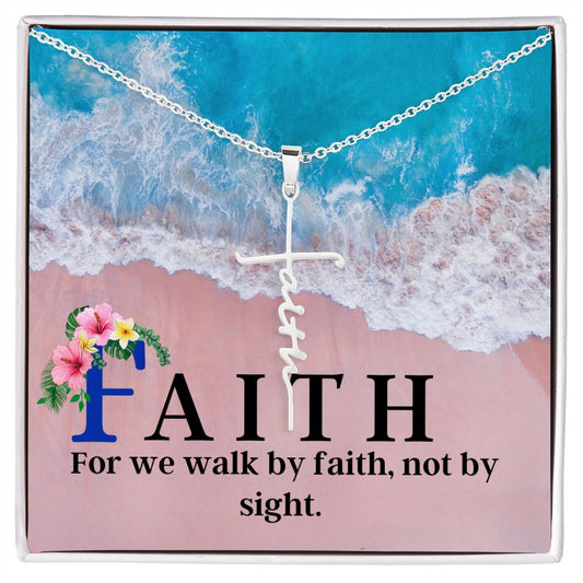 Faith Cross Necklace | Walk by Faith
