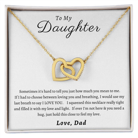 To My Daughter | Interlocking Hearts | Love and Light