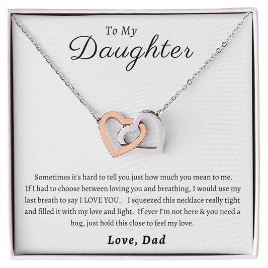 To My Daughter | Interlocking Hearts | Love and Light