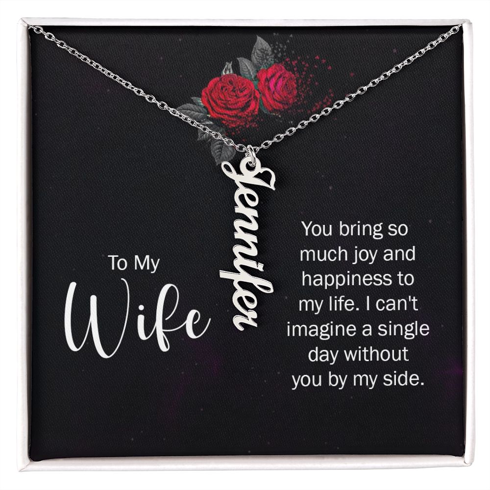 To My Wife | Name Necklace