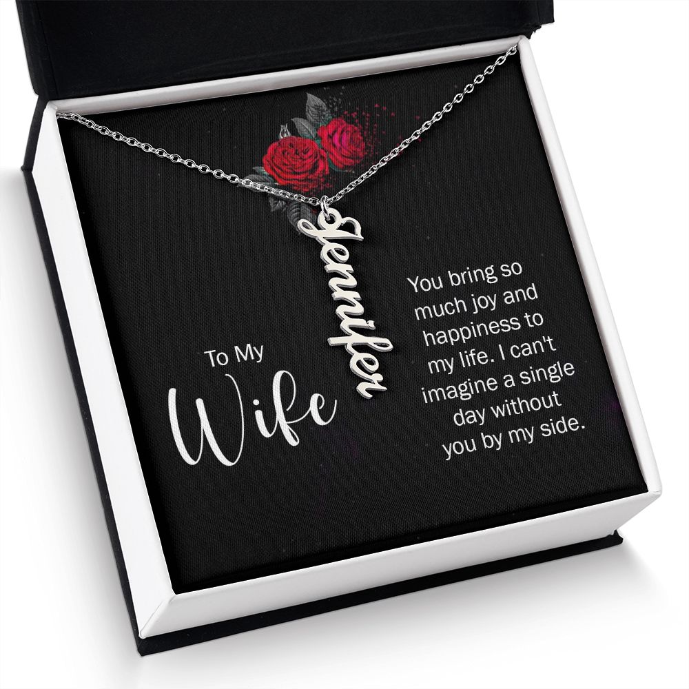 To My Wife | Name Necklace