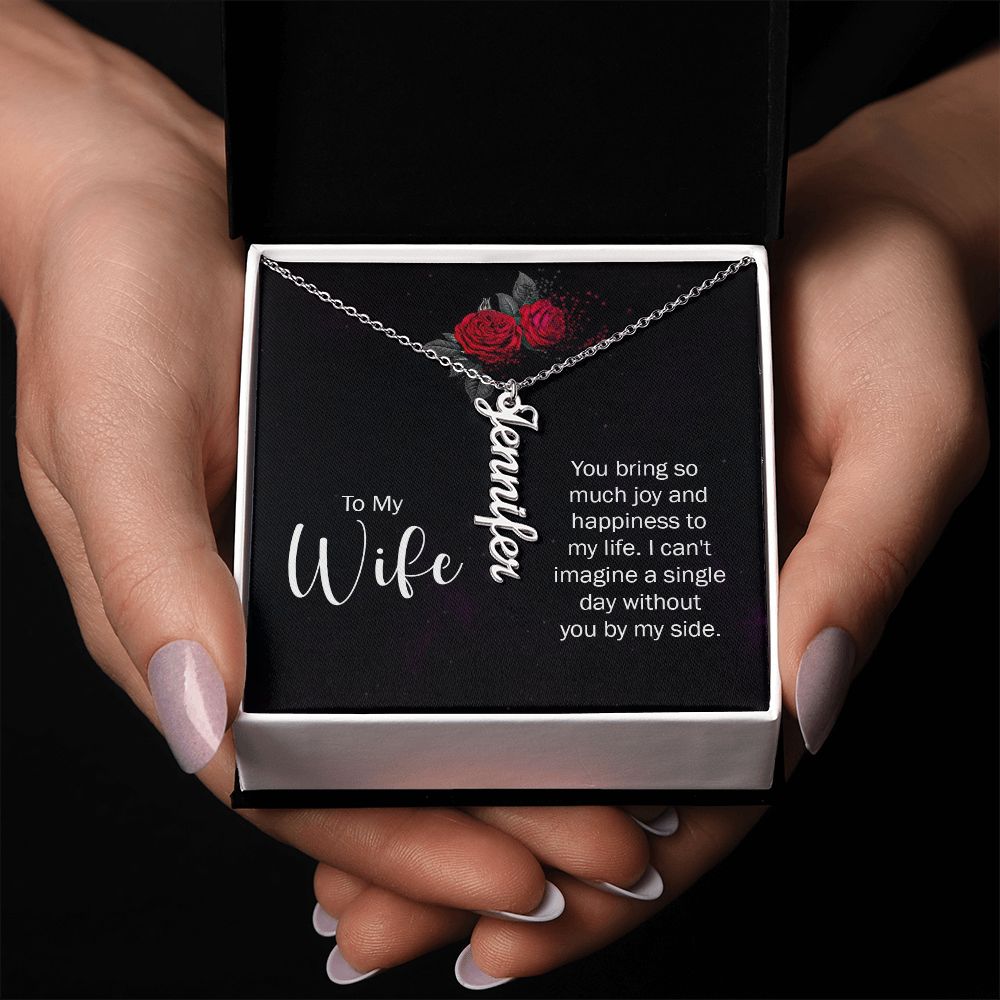 To My Wife | Name Necklace