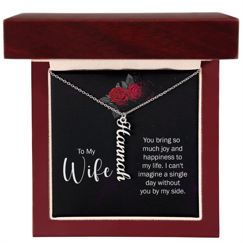 To My Wife | Name Necklace