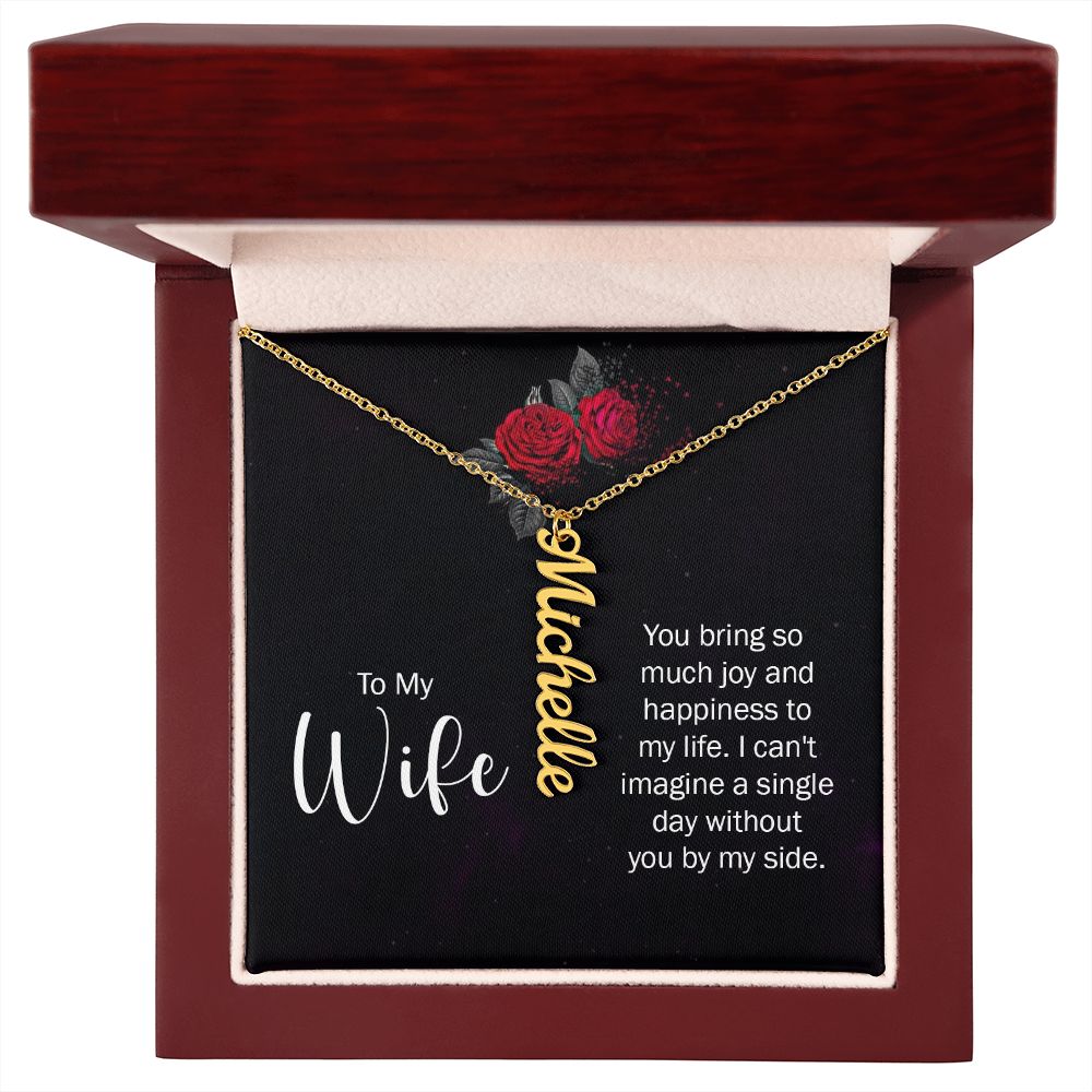 To My Wife | Name Necklace