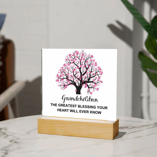 To My Mom | Greatest Blessing | Acrylic Plaque