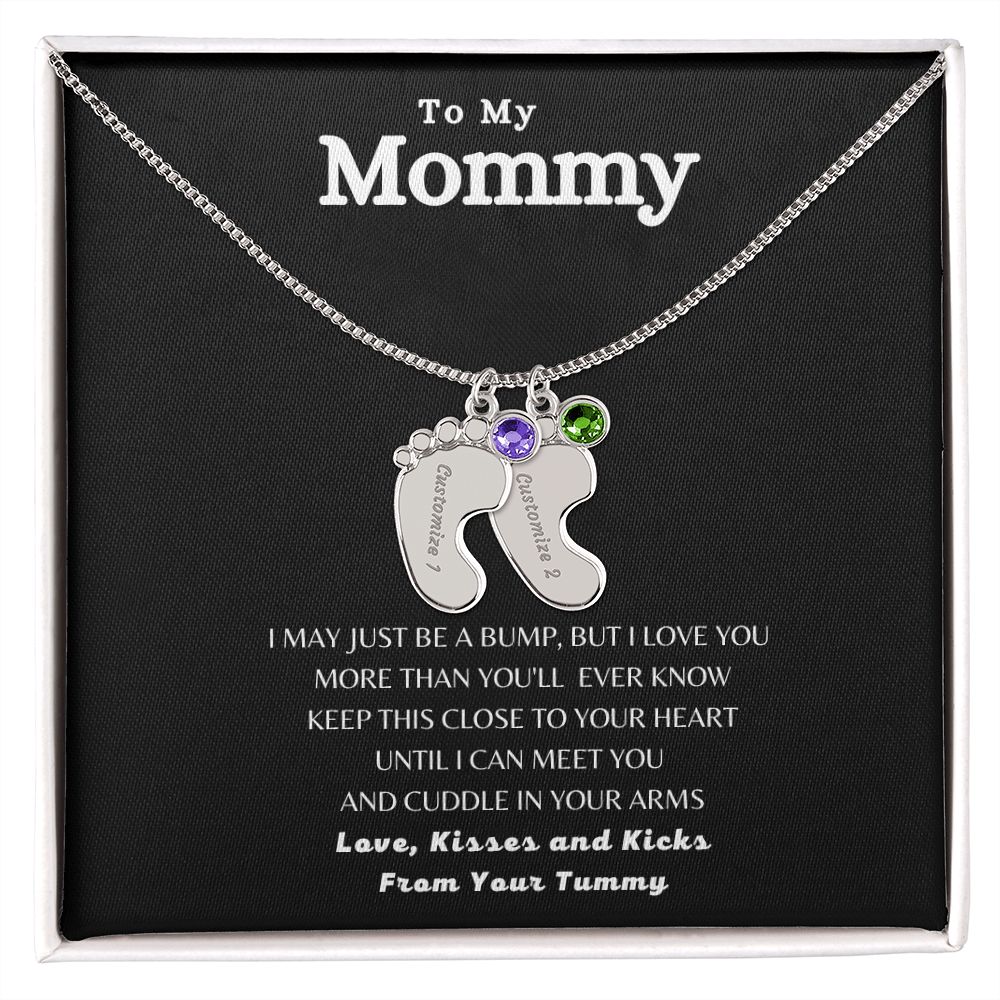 To My Mommy | Love, Kisses and Kicks | Custom Baby Feet
