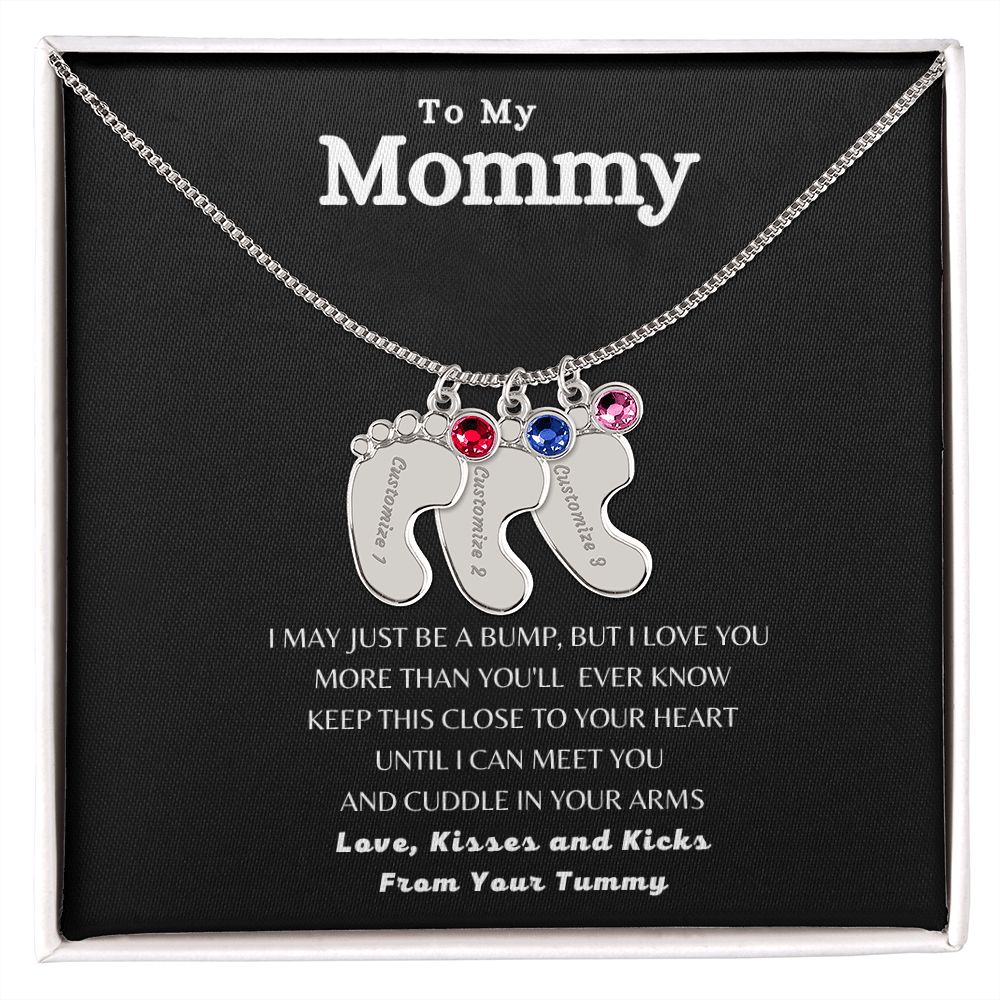 To My Mommy | Love, Kisses and Kicks | Custom Baby Feet