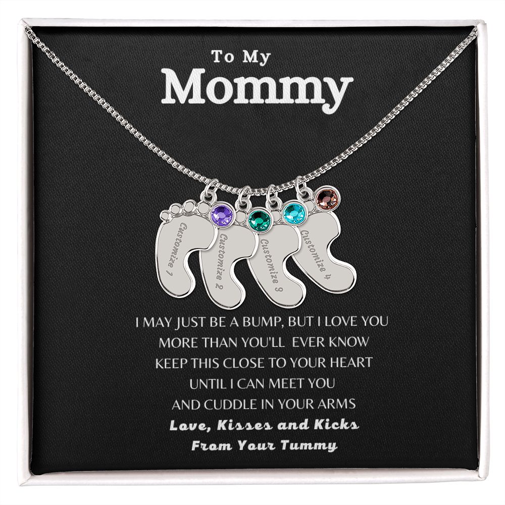 To My Mommy | Love, Kisses and Kicks | Custom Baby Feet