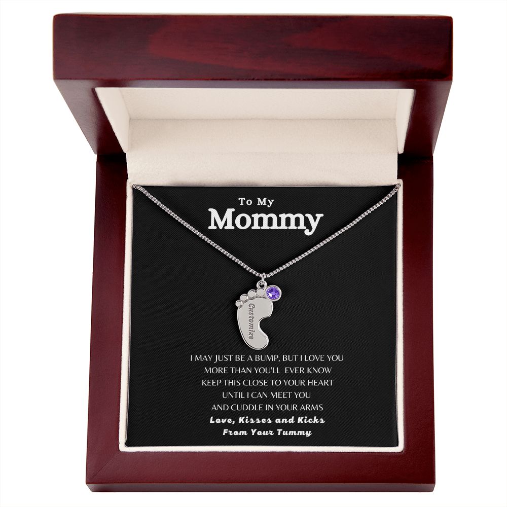 To My Mommy | Love, Kisses and Kicks | Custom Baby Feet