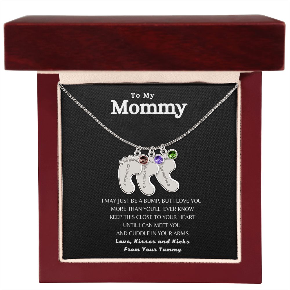 To My Mommy | Love, Kisses and Kicks | Custom Baby Feet