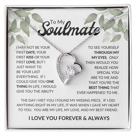 TO MY SOULMATE | YOU'RE THE BEST THING | FOREVER LOVE NECKLACE