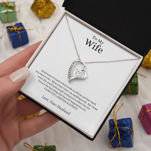 To My Wife | You are the Best Thing | Forever Love Necklace
