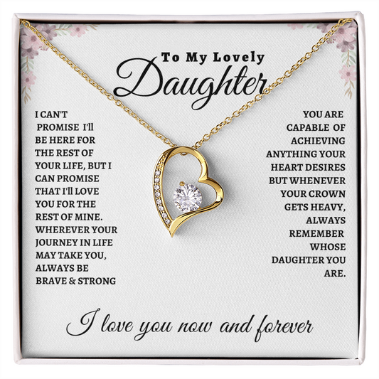 To My Daughter | Forever Love Necklace